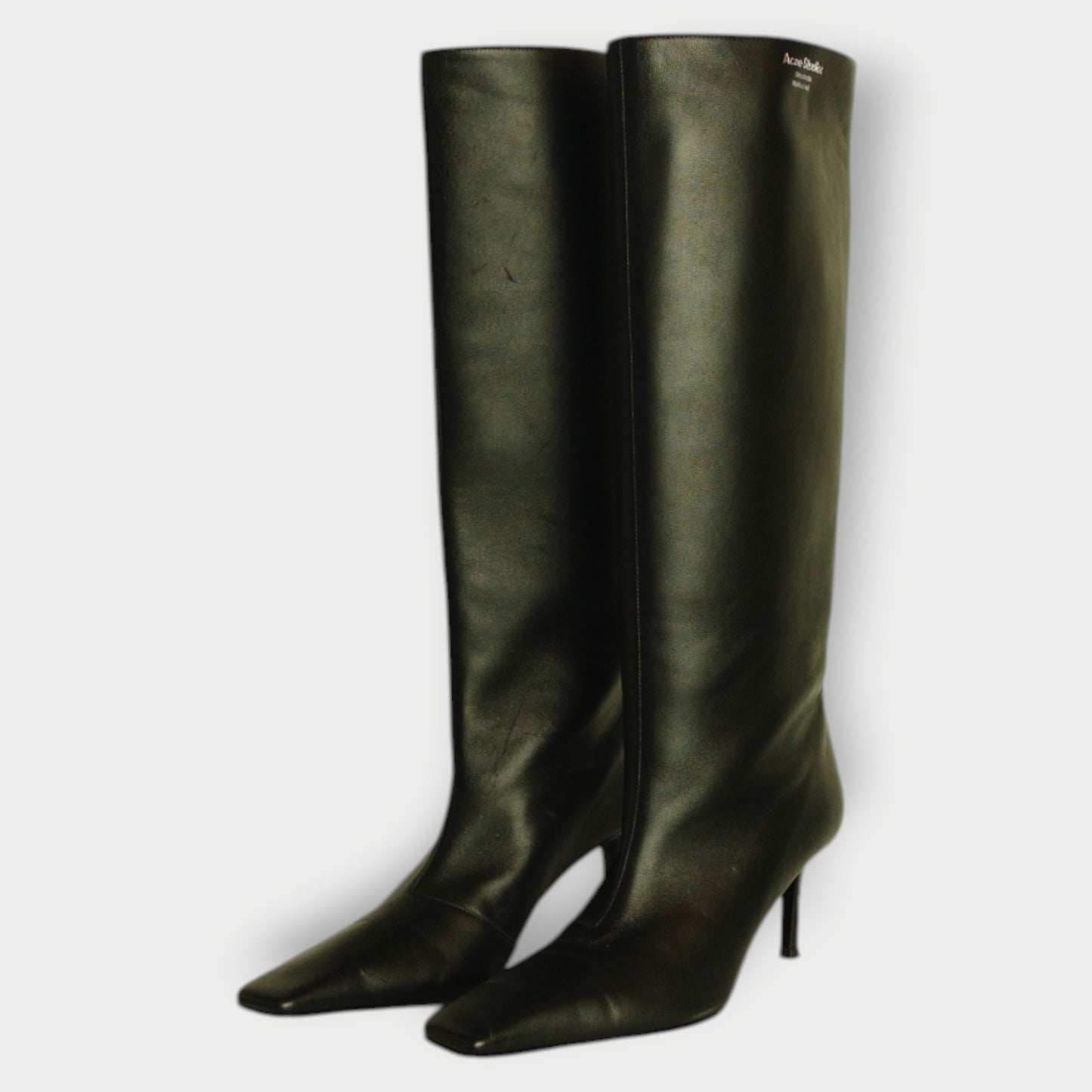 Leather Knee High Boot