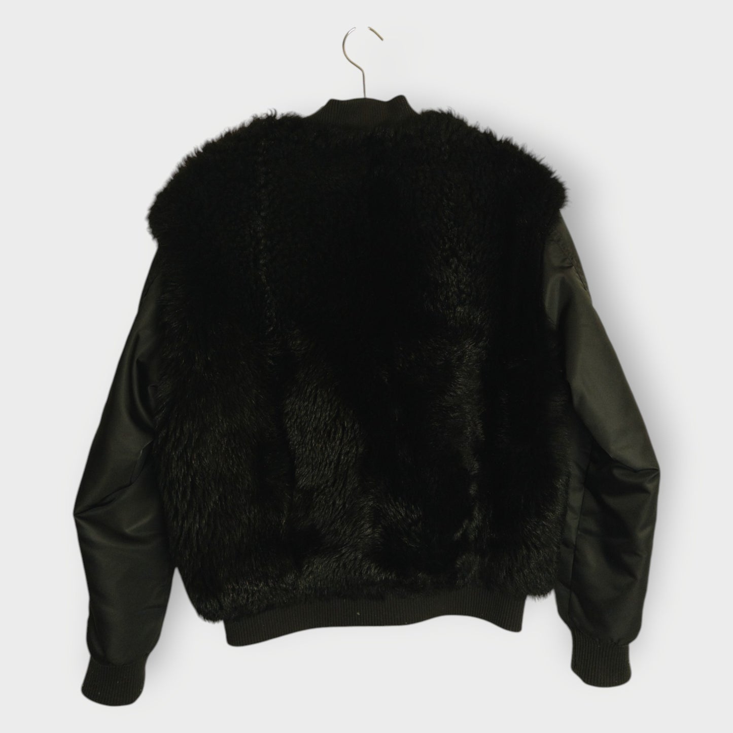 Lamb Wool Bomber Jacket