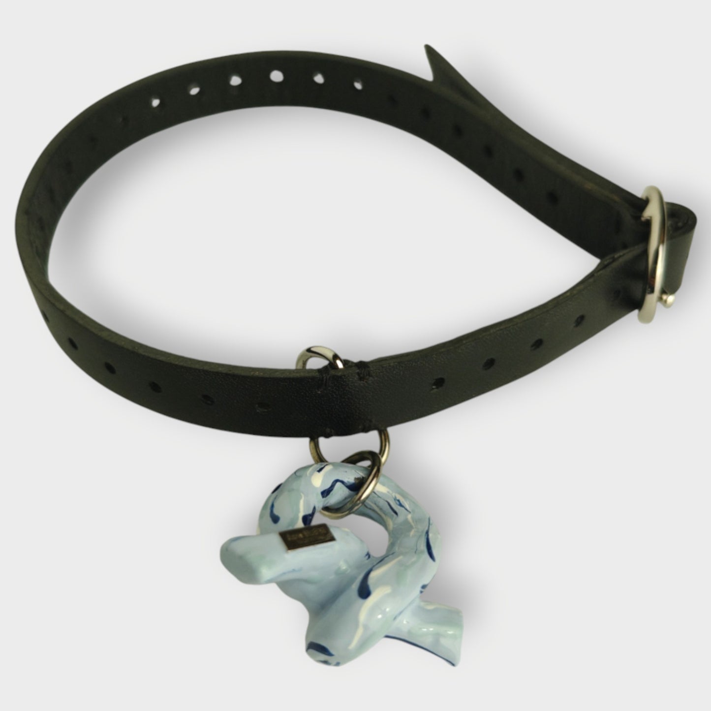 Leather Ceramic Knot Choker