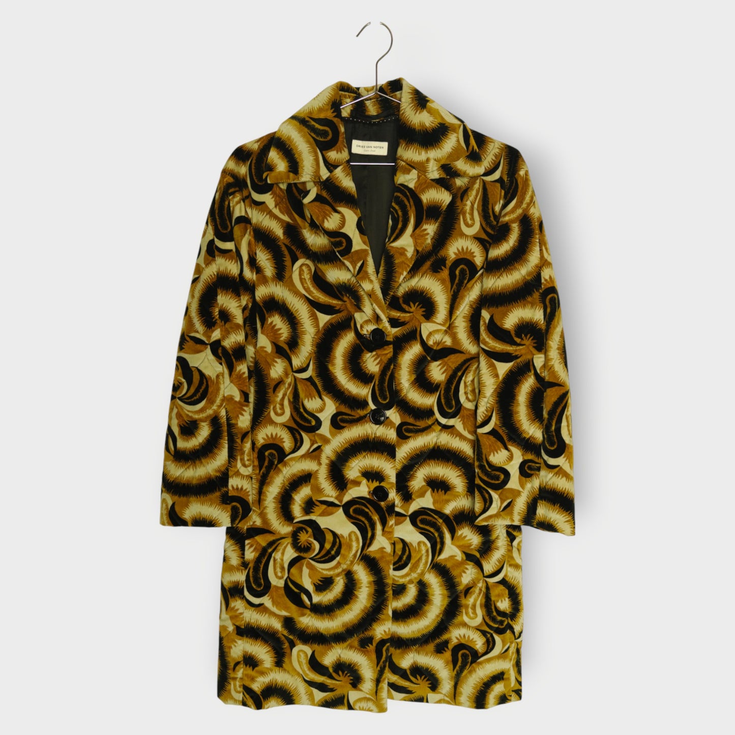 Quilted Velvet Coat