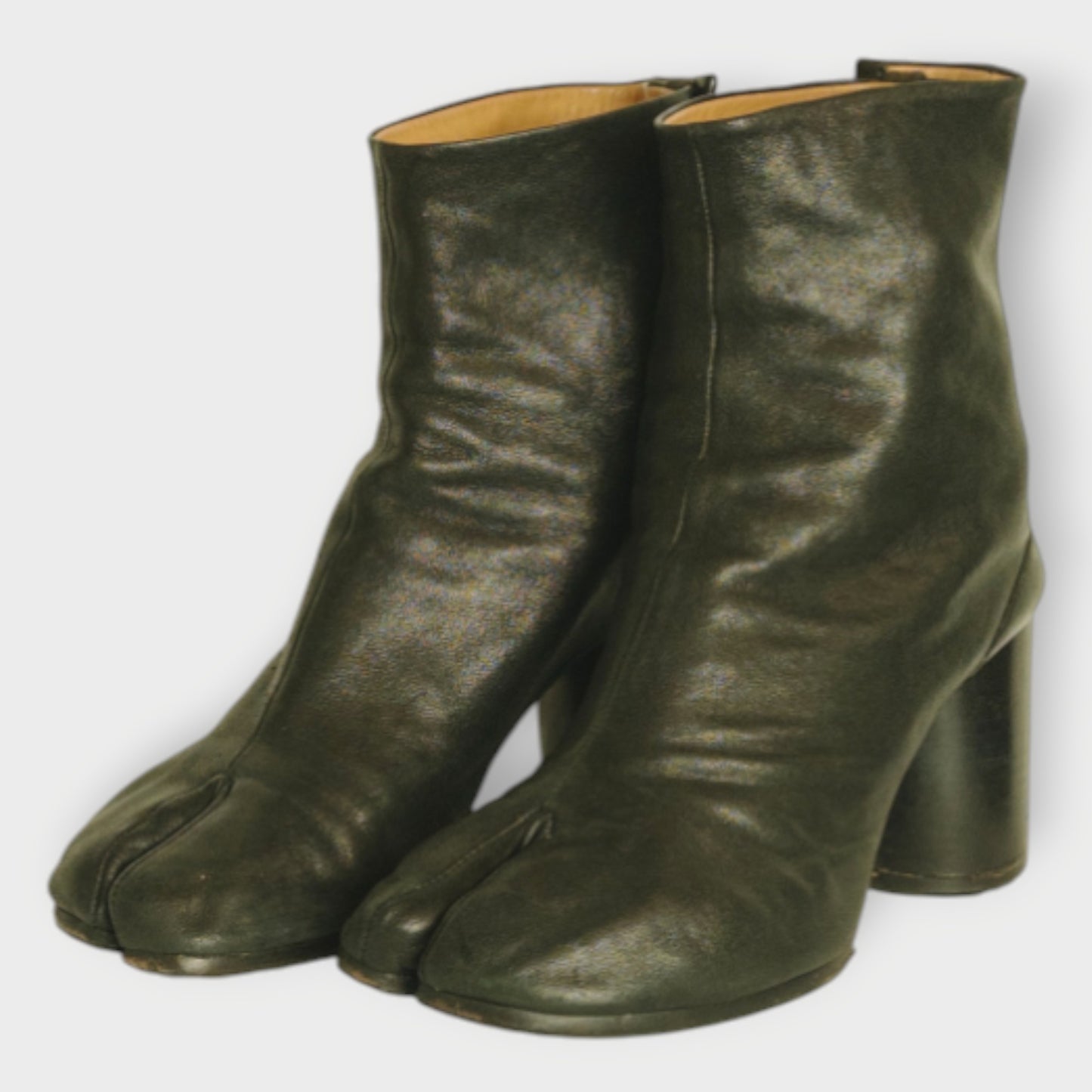 Leather Tabi Heels