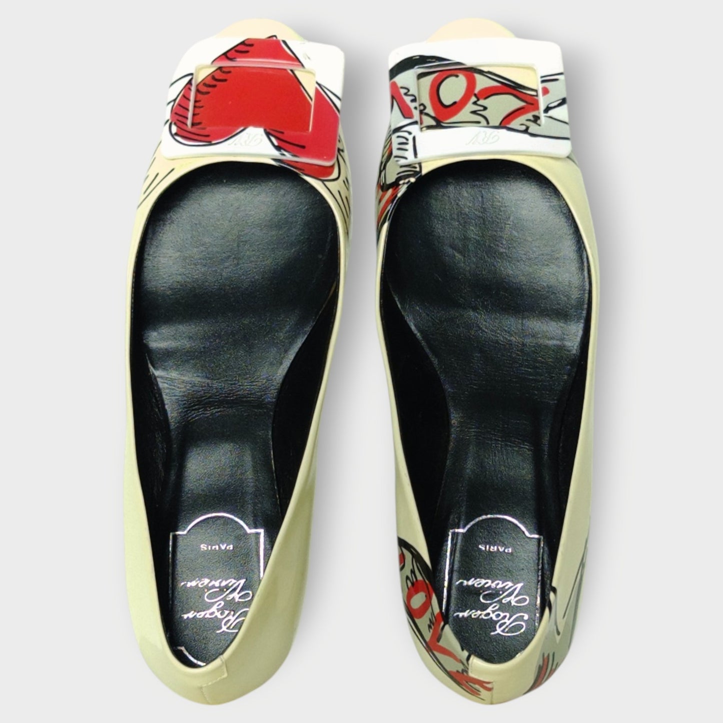 Tattoo Patent Ballet Flat