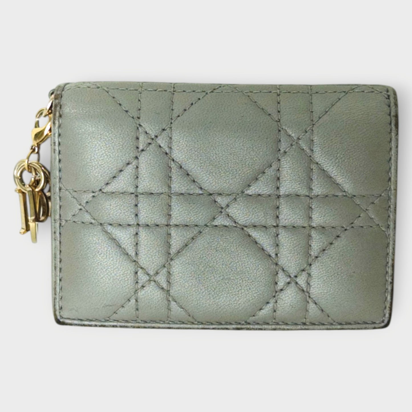 Quilted Lady Dior Lotus Wallet