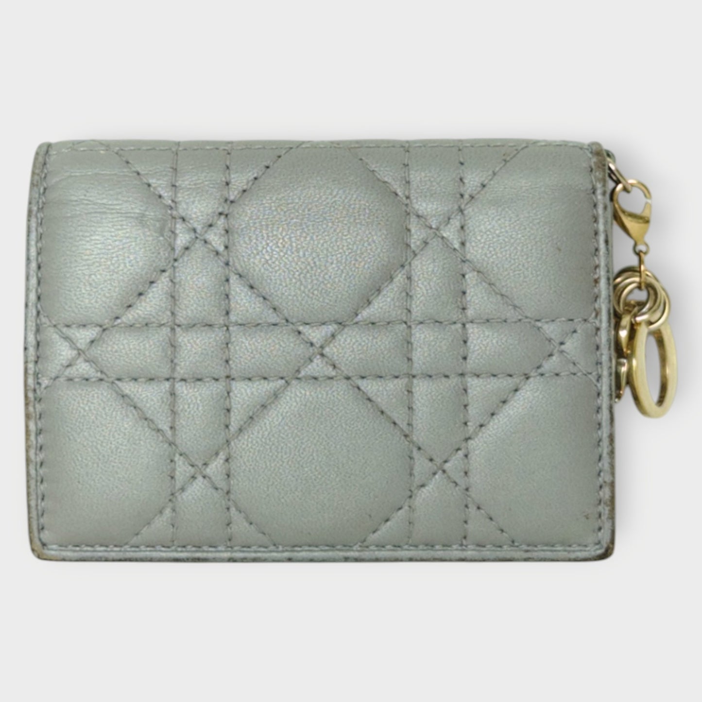 Quilted Lady Dior Lotus Wallet