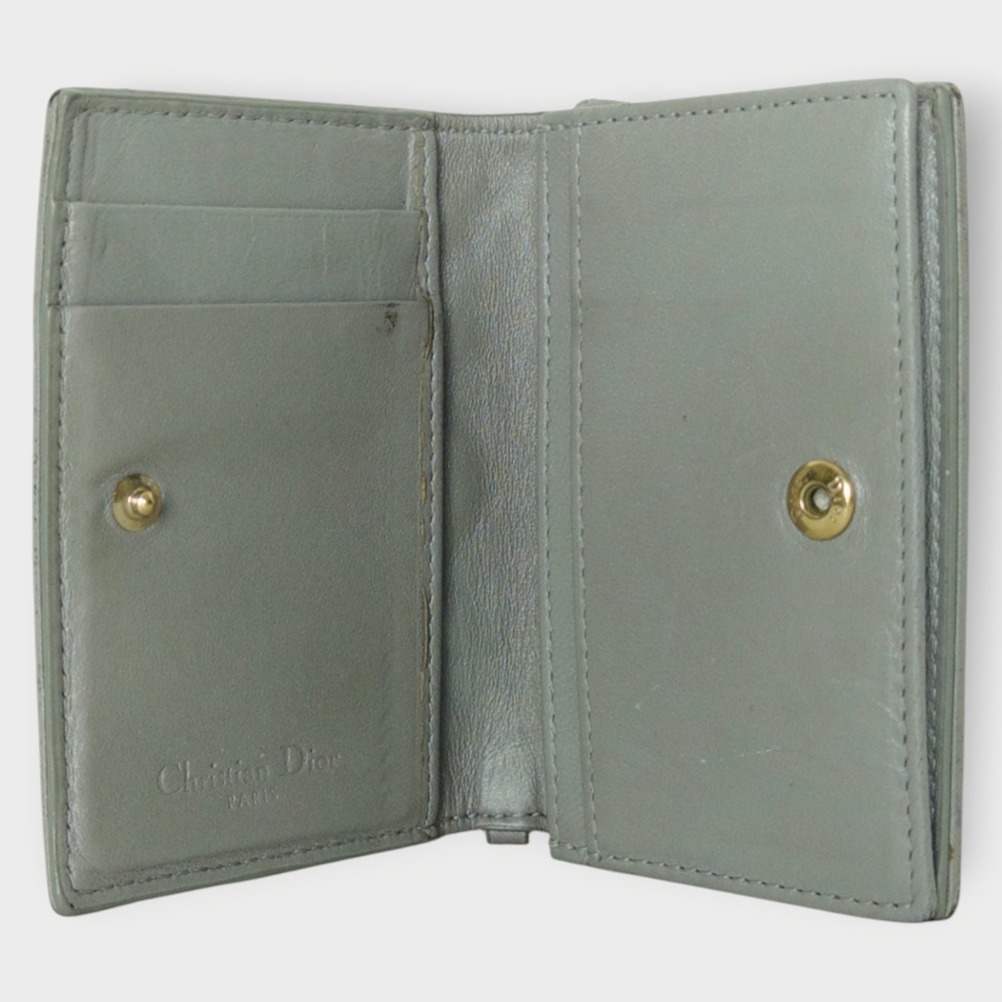 Quilted Lady Dior Lotus Wallet