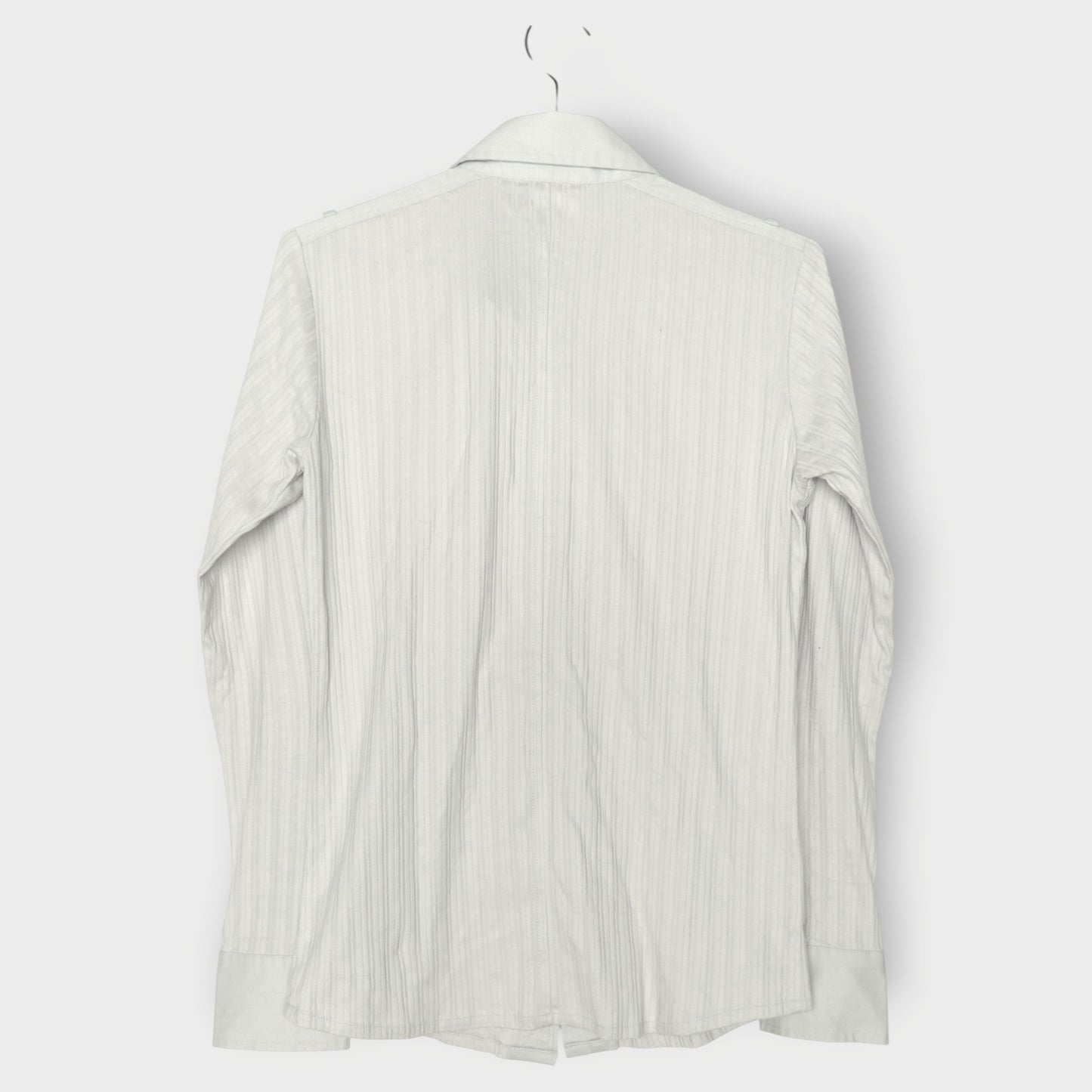 Ribbed Snap Button Shirt