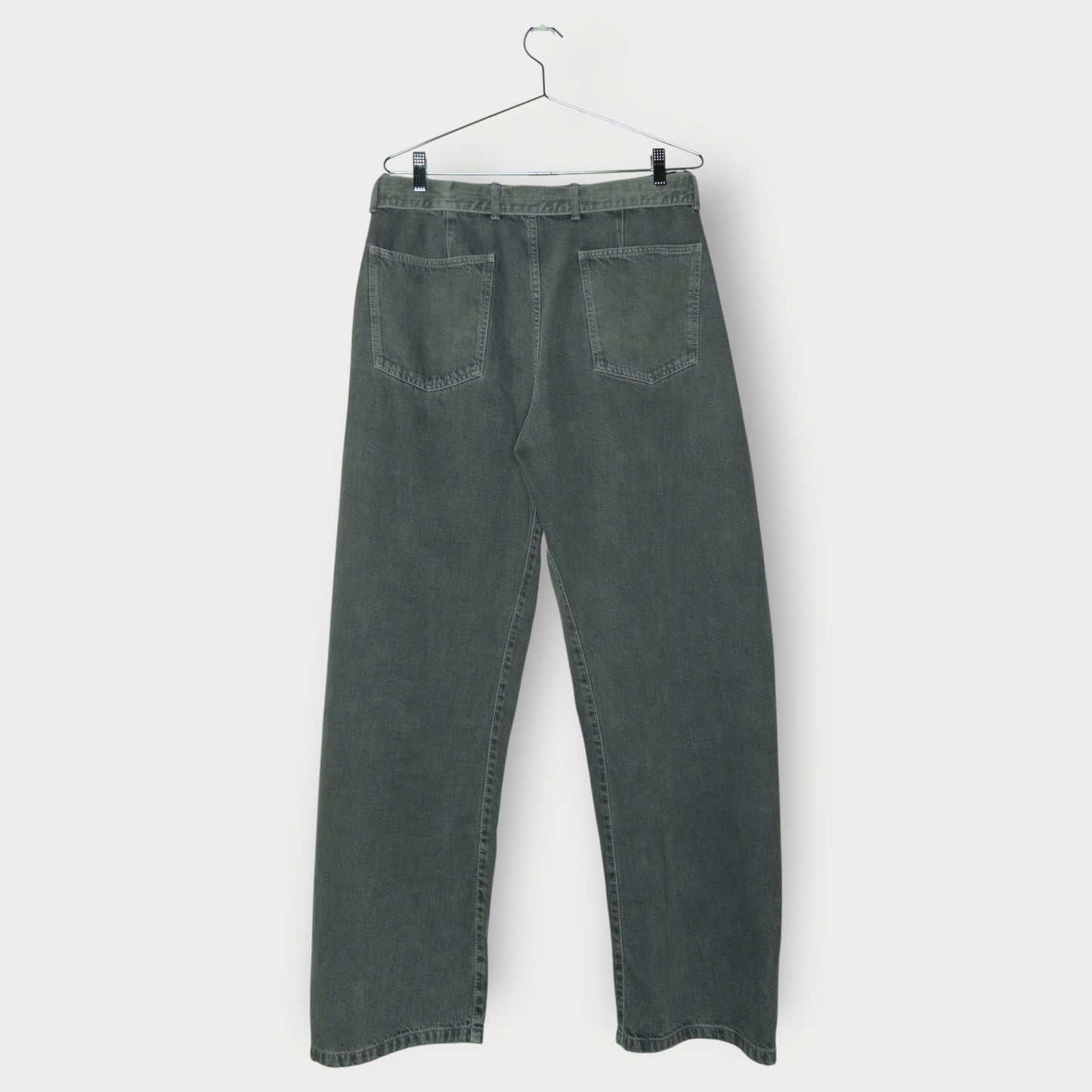 Twisted Belted Denim Jeans