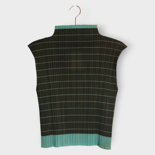 Perma Pleats Sleeveless Top