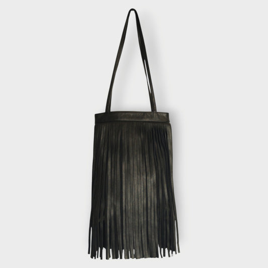 Leather Tassle Bag