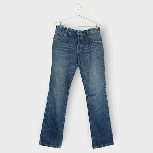 Low Rise Logo Back Jeans
