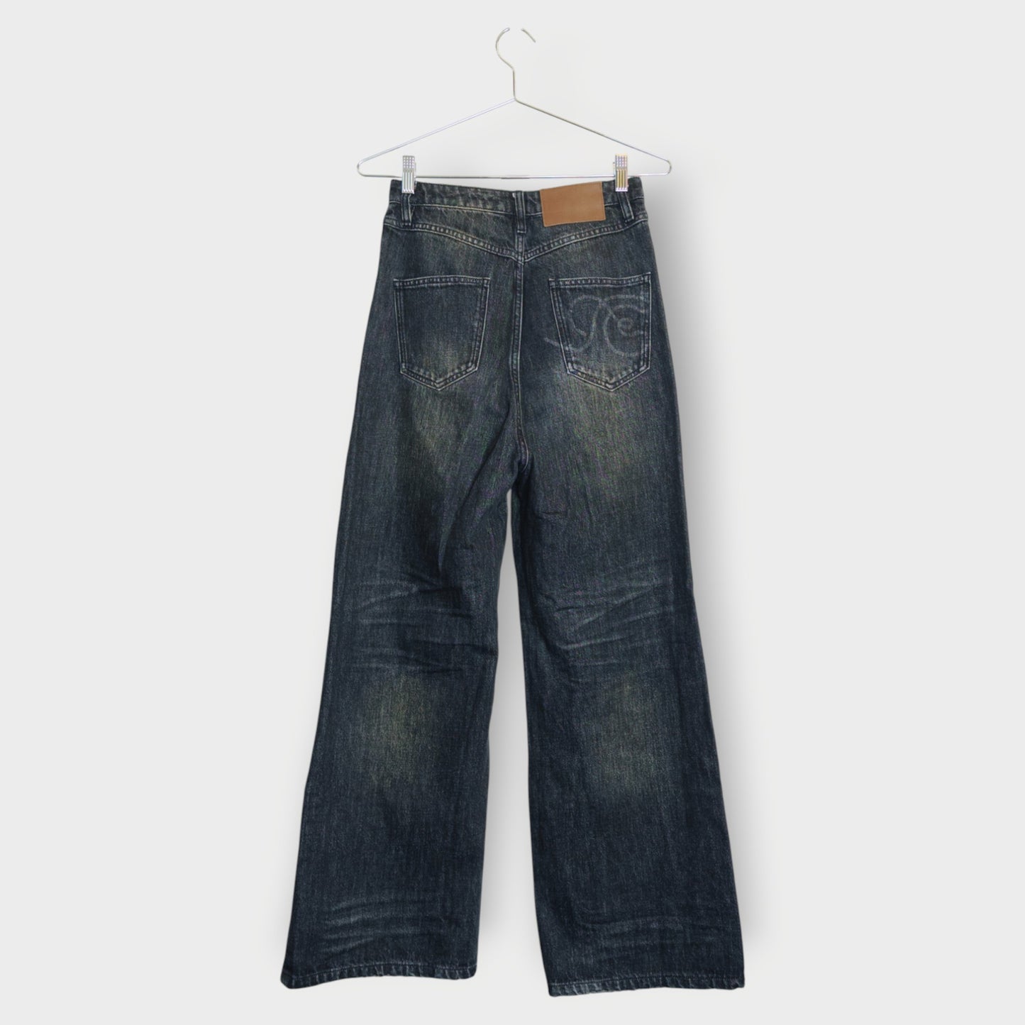 Panelled High Waist Jeans