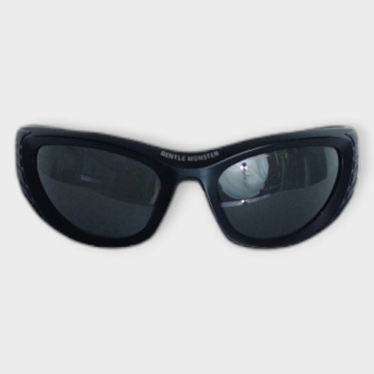 Black Spiral 02 Sunglasses & Case