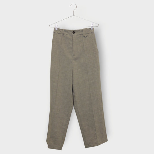 Wool Blend Tailored Pants