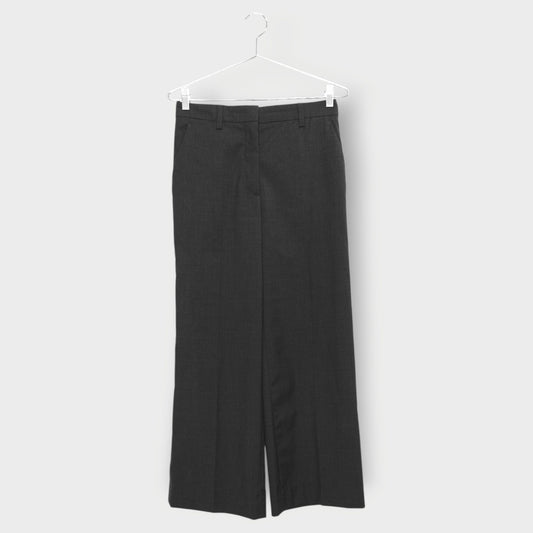 Wool Wide Leg Trouser