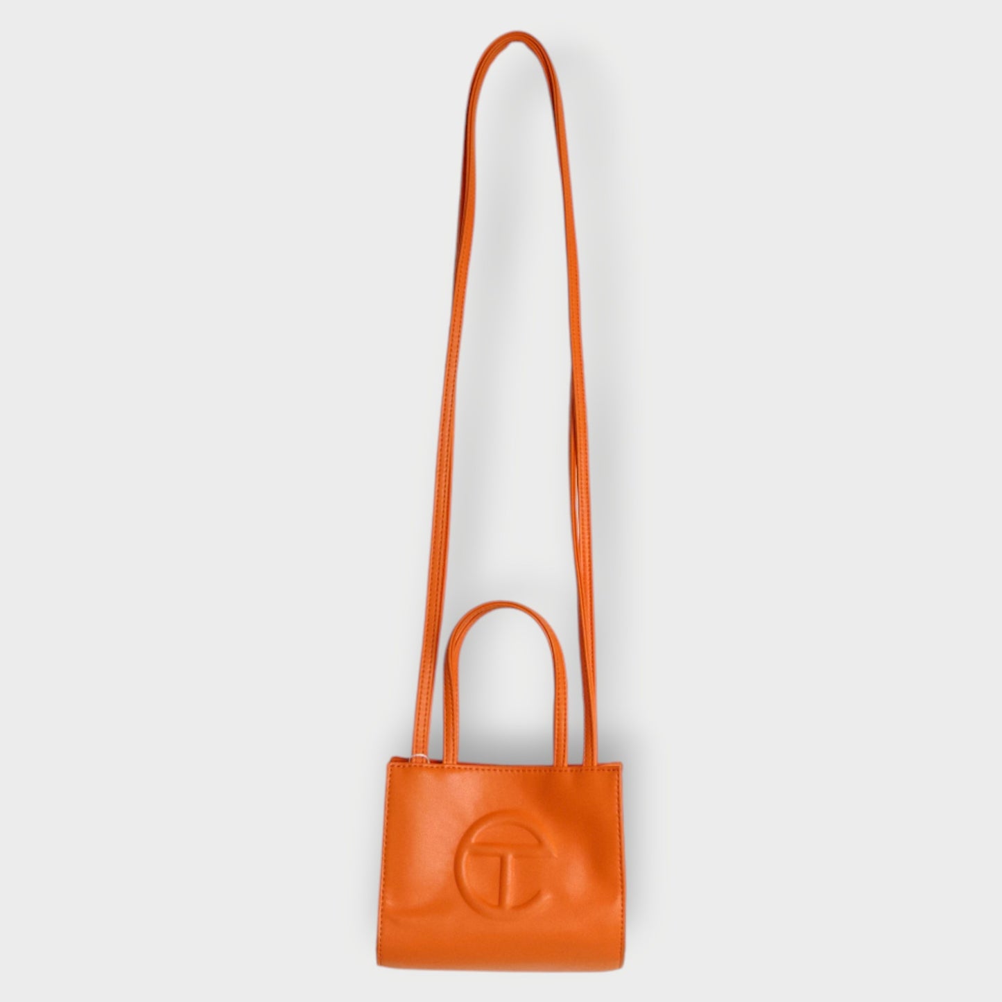 Faux Leather Mini Shopping Bag