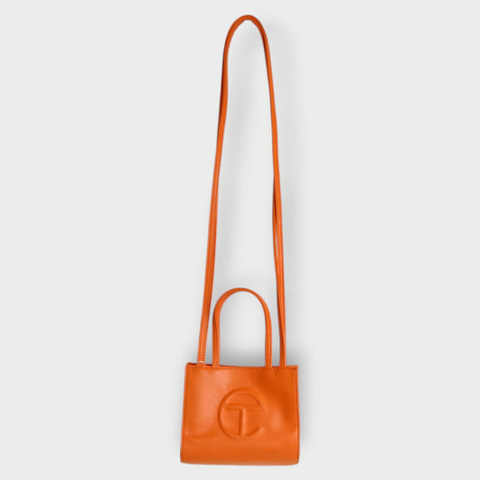 Faux Leather Mini Shopping Bag