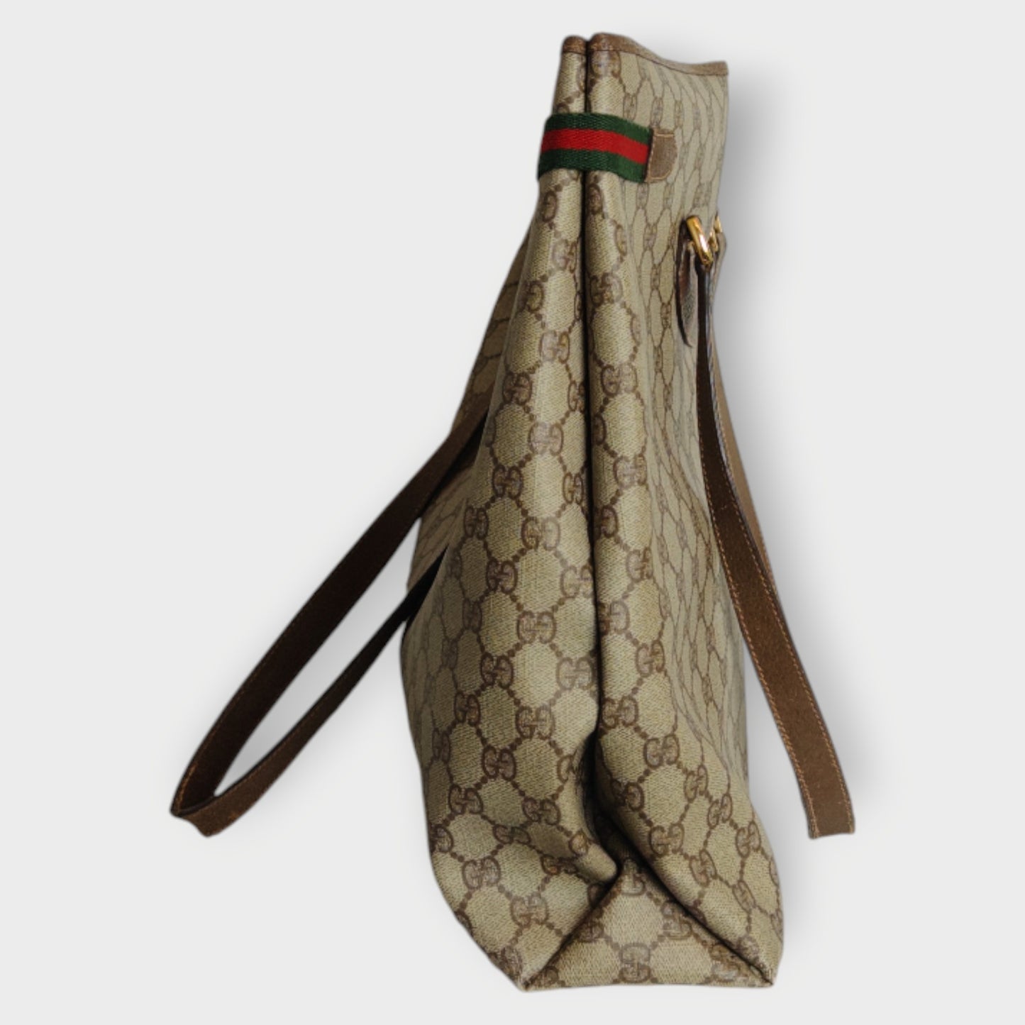 GG Supreme Web Sherry Line Tote Bag