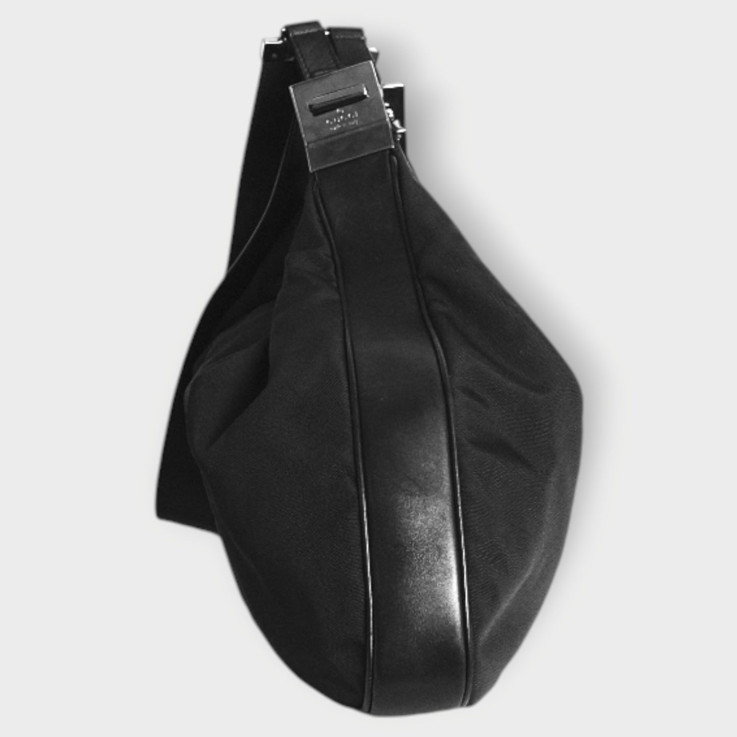 Nylon G Clasp Shoulder Bag