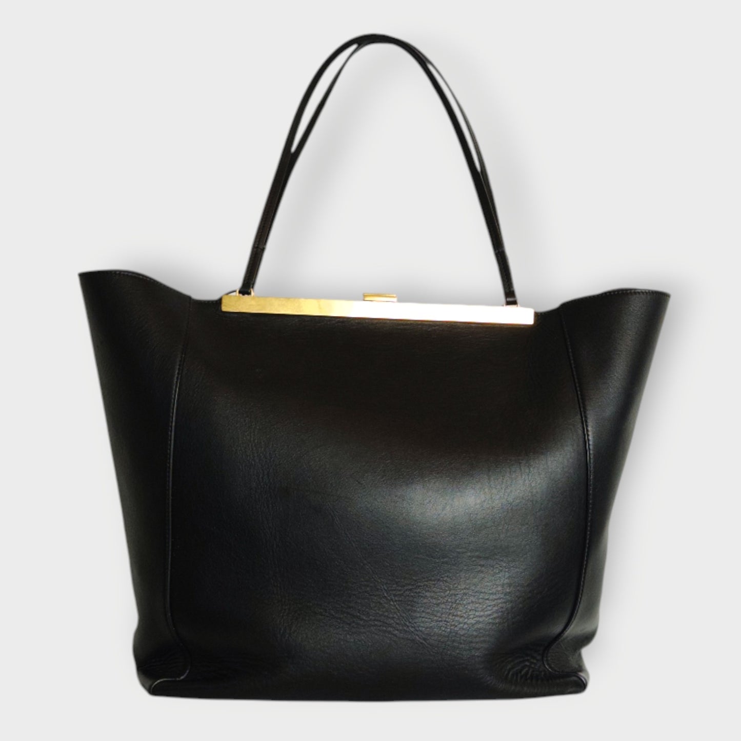 Lamb Skin Leather Tote Bag