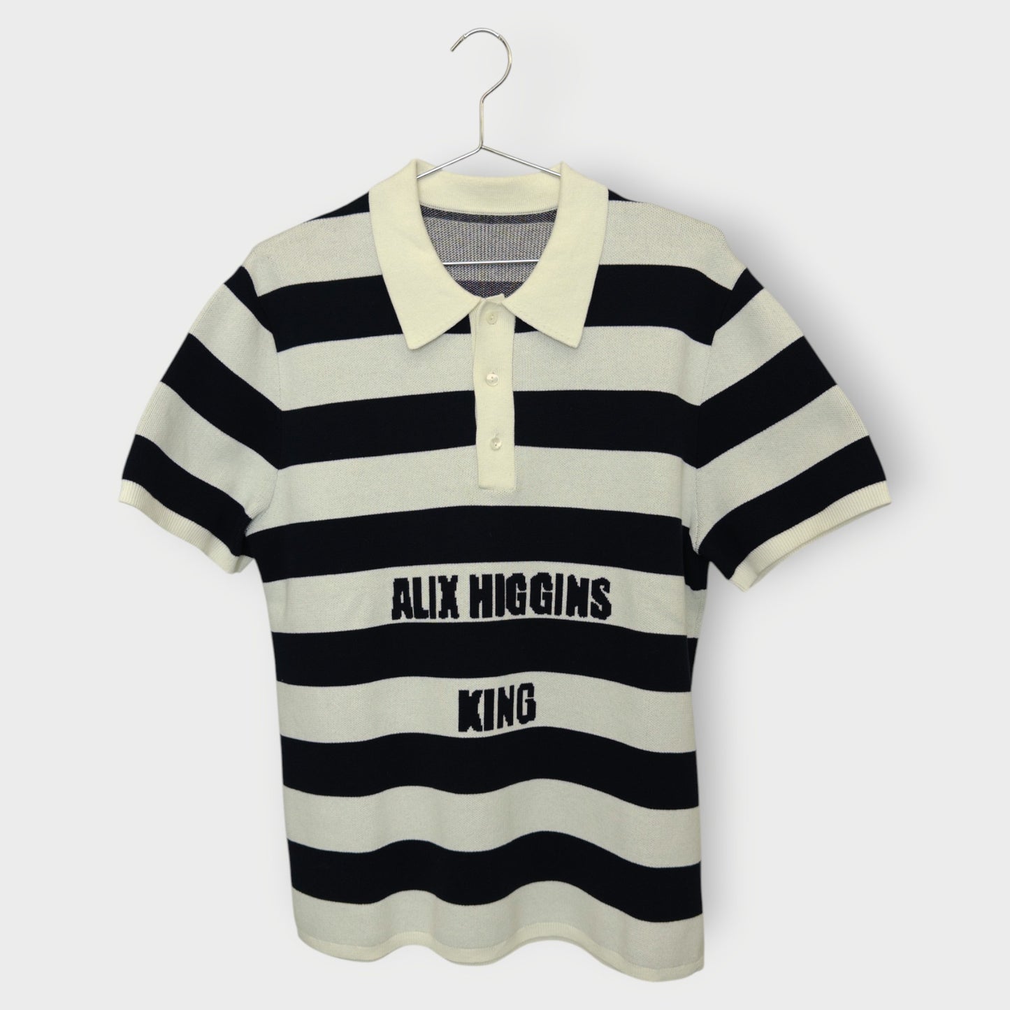 Stripe Text Polo