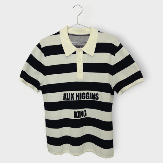 Stripe Text Polo