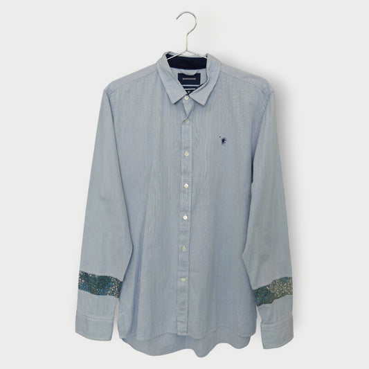 Cotton Floral Sleeve Shirt