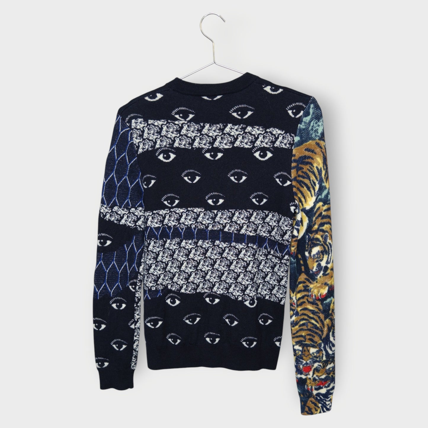 Multi Print Knitted Sweater