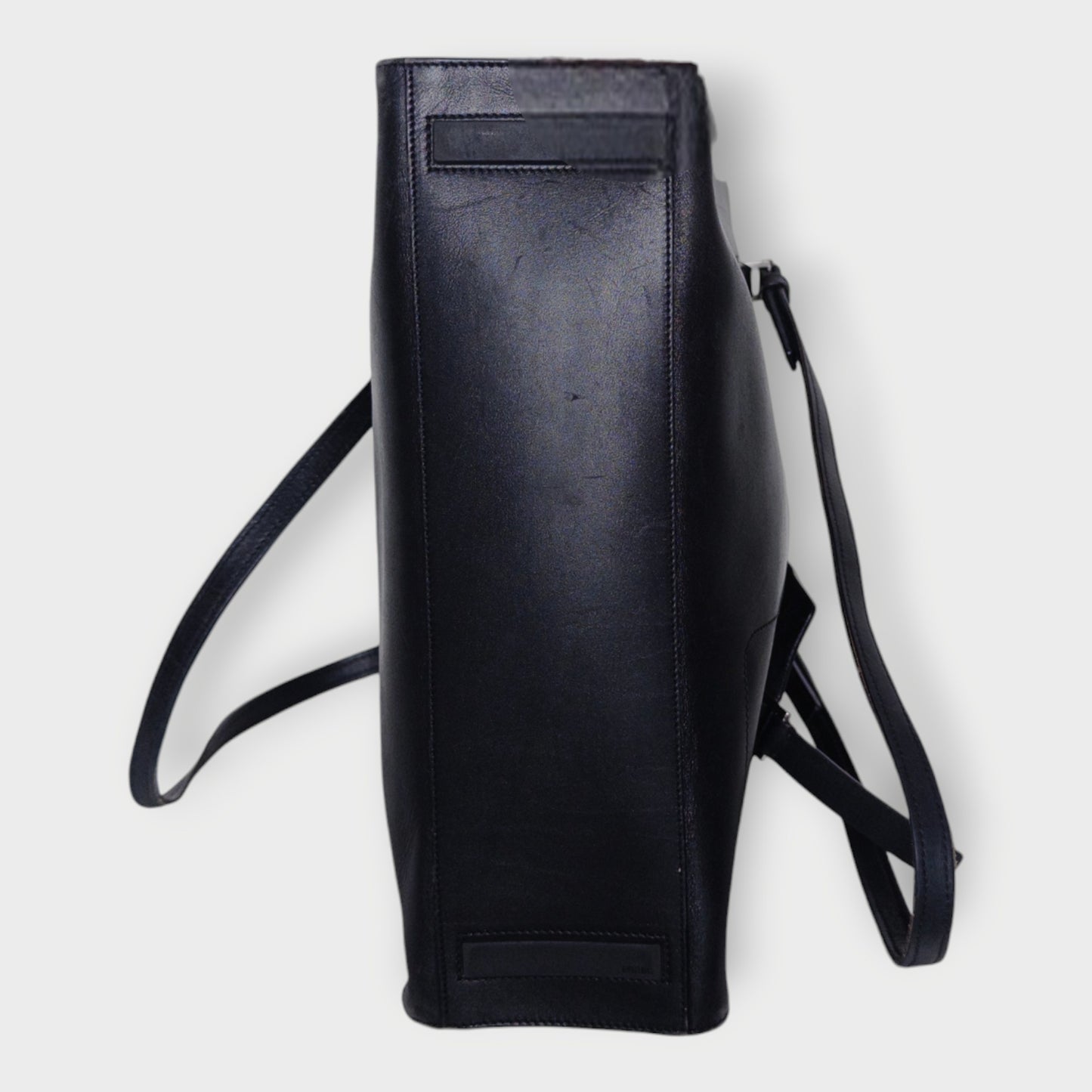 Leather Pocket Detail Tote Bag