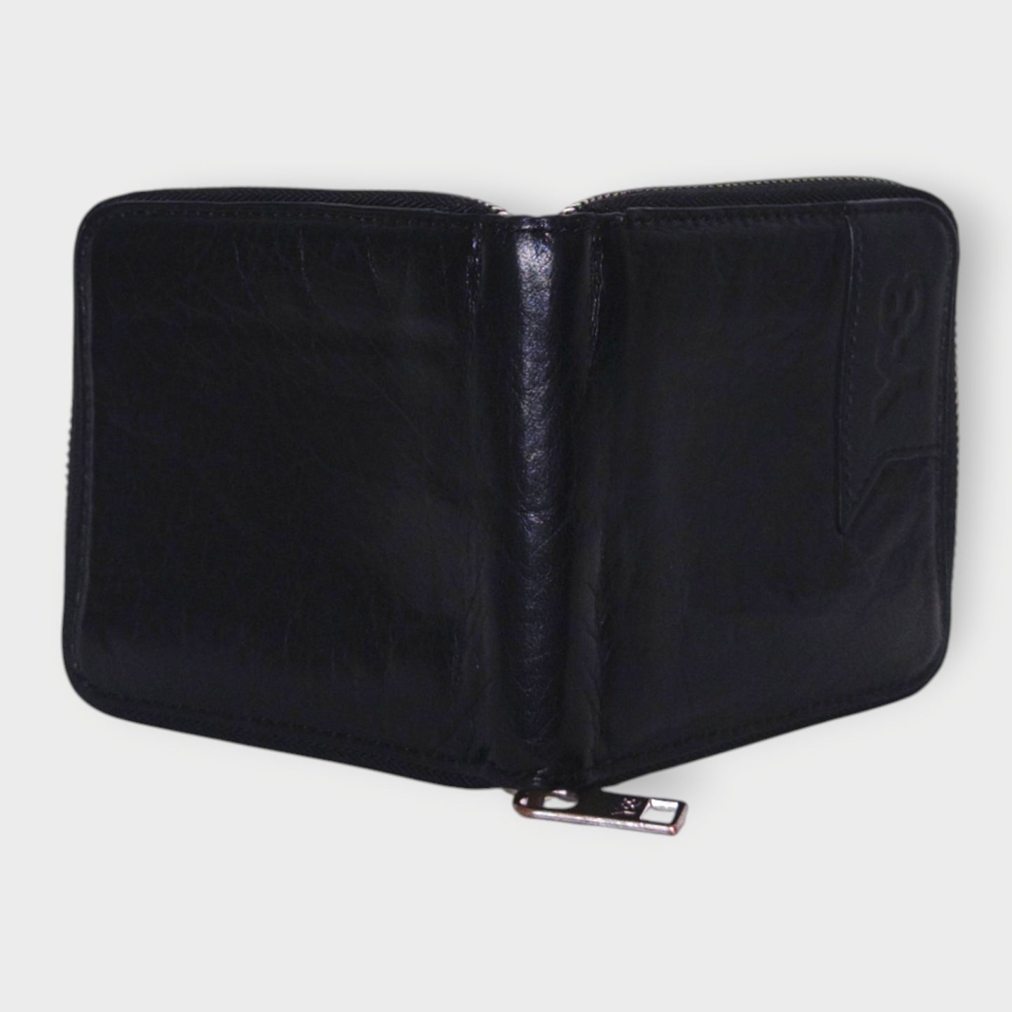 Leather Zip Around Wallet