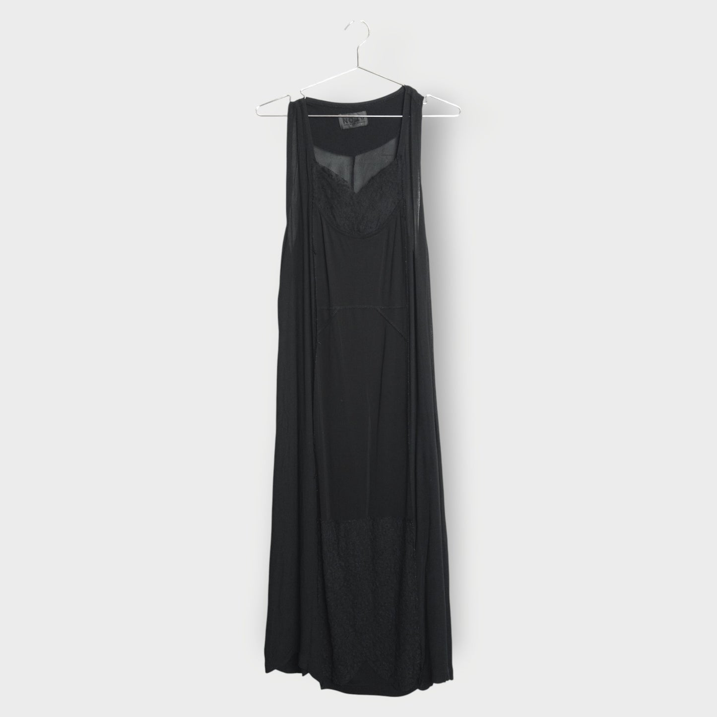 Mesh & Lace Tank Dress