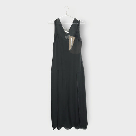 Silk Pocket Detail Dress