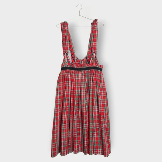 Tartan Pinafore Dress