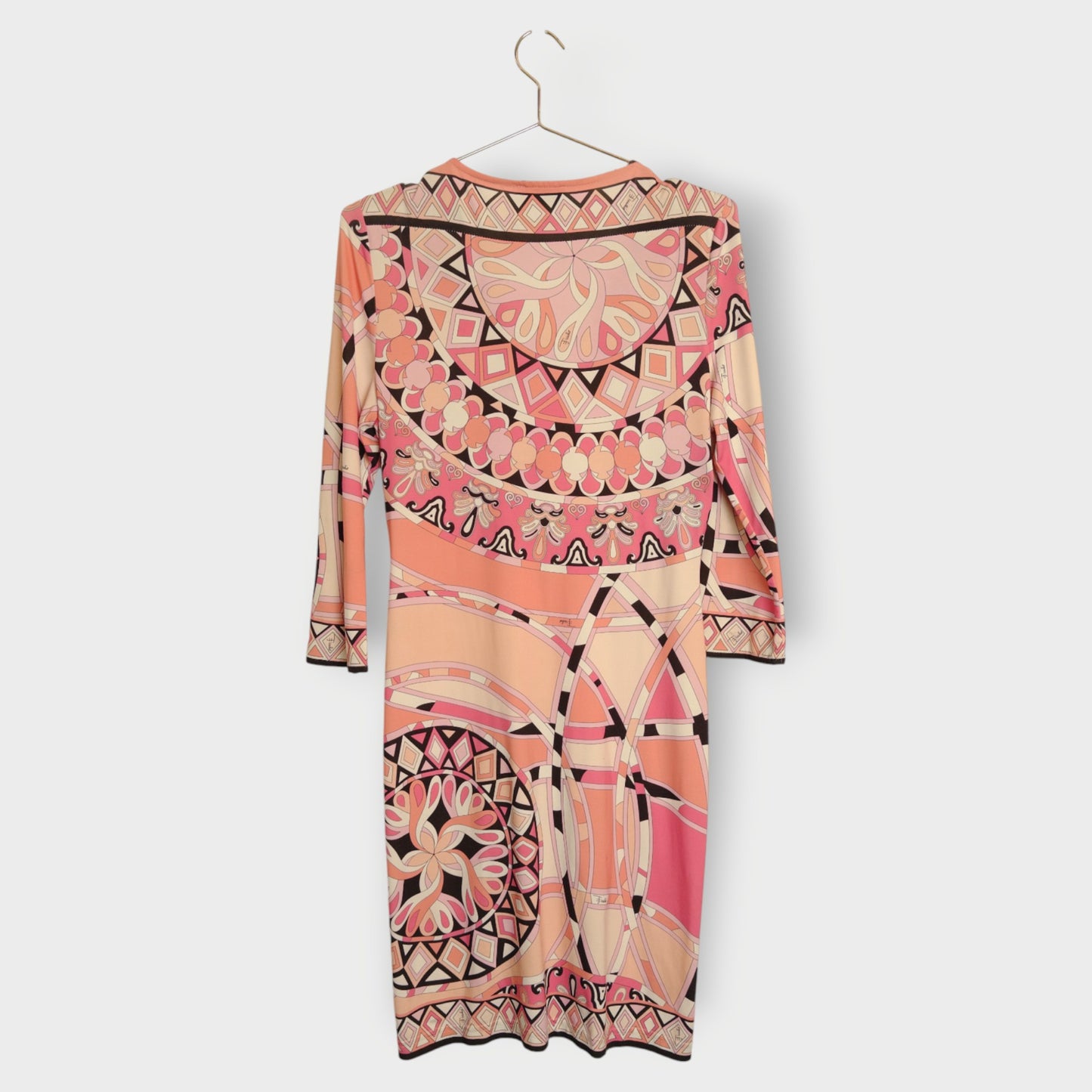 Print Long Sleeve Dress