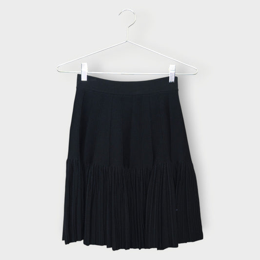 Knit Ruffle Hem Skirt