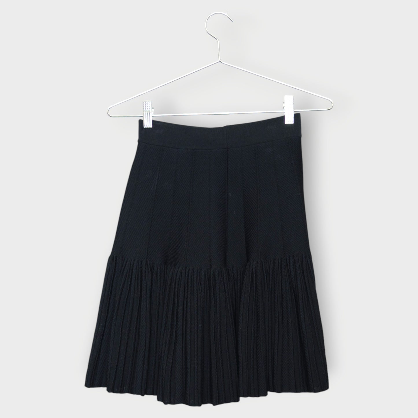 Knit Ruffle Hem Skirt