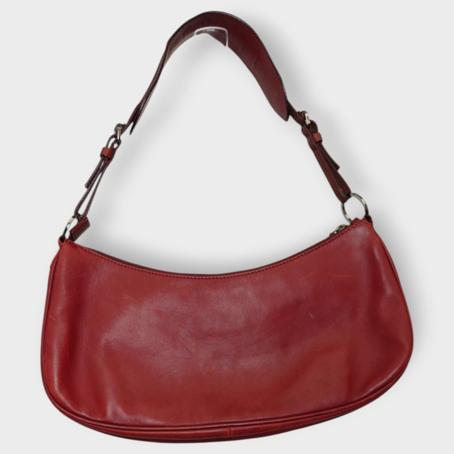 Red Bondage Croissant Bag
