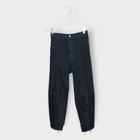 Reworked Denim Wide Leg Jeans