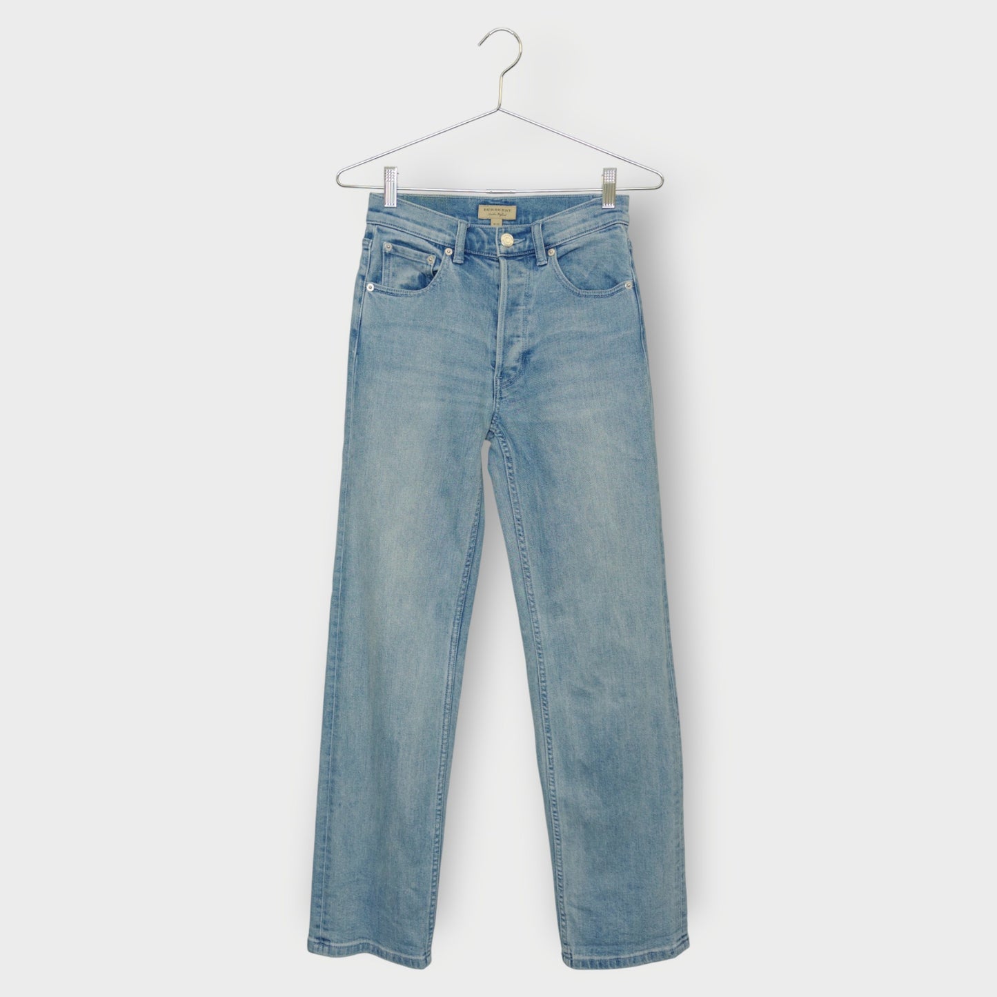 Button Fly Wide Leg Jeans