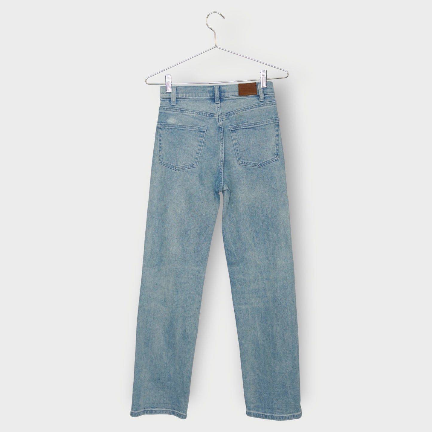 Button Fly Wide Leg Jeans