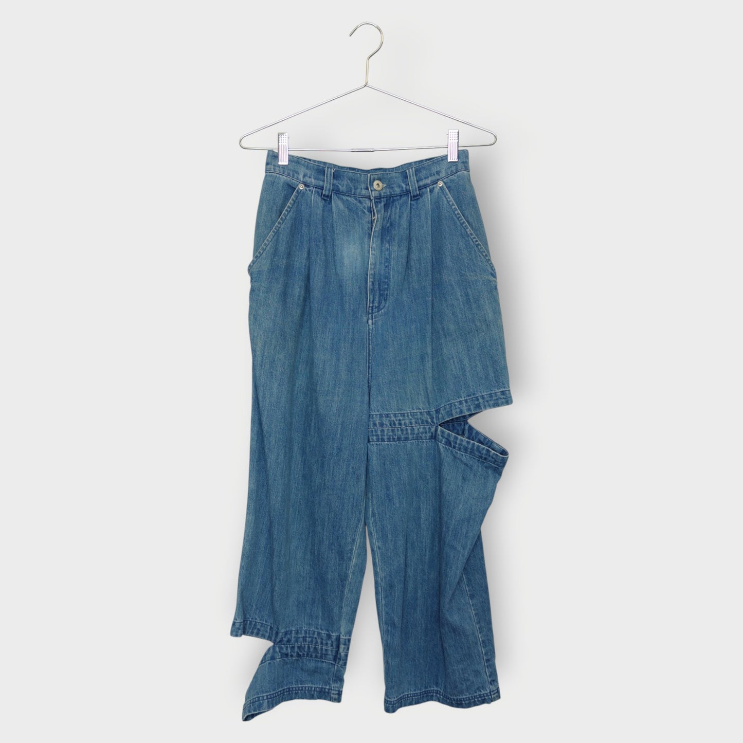 Denim Cut-Out Jeans