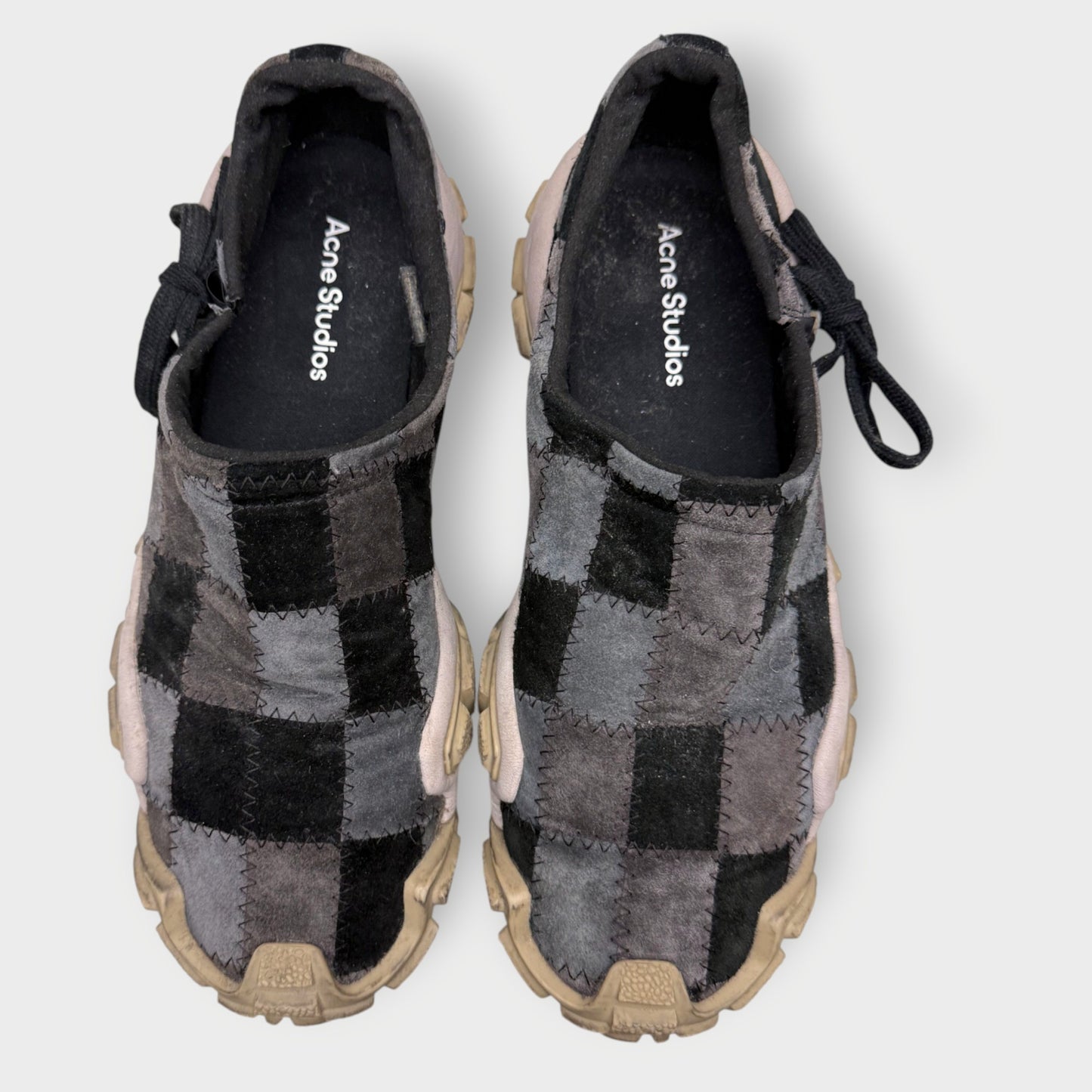 Checkered Boltzer Suede Sneaker