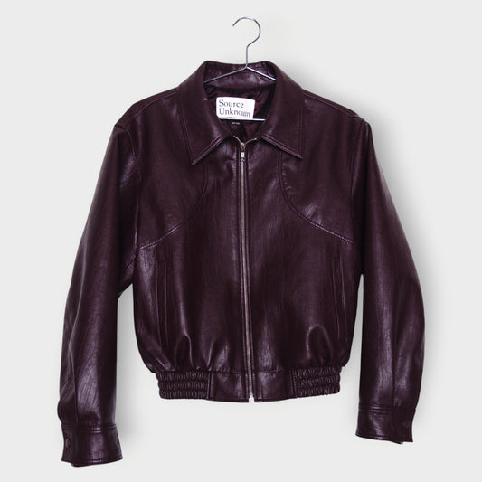 PU Bomber Jacket