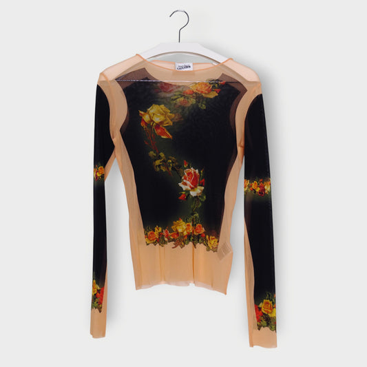 Fleurs Mesh Top