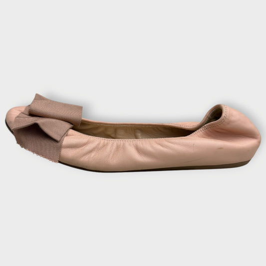 Bow-Detail Ballerina Flats