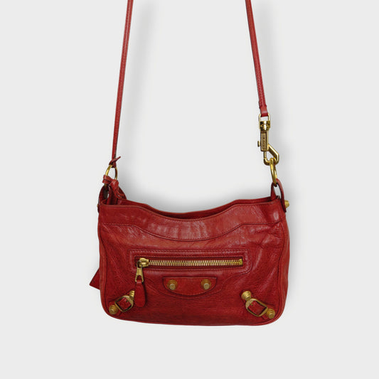 Leather Hip Mini Crossbody Bag