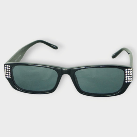 Diamante Rectangle Sunglasses