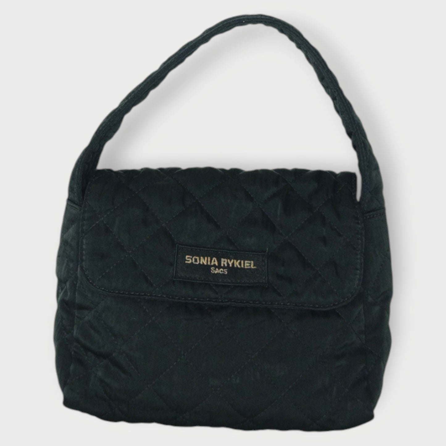 Quilted Nylon Shoulder Bag