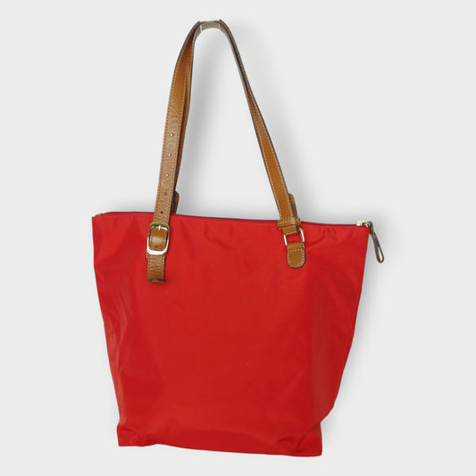 Nylon Leather Tote