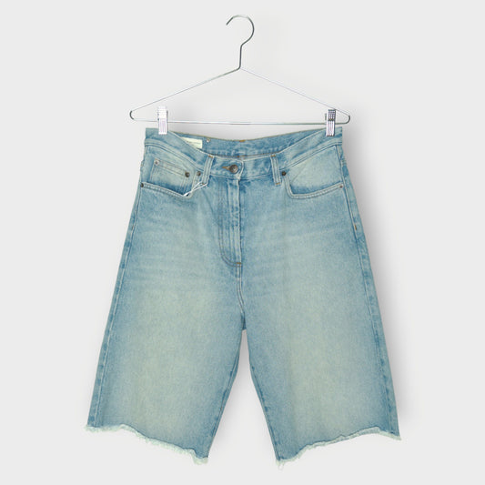 Light Wash Cut Off Shorts
