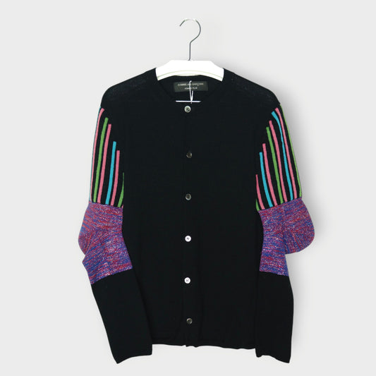 Lurex & Stripe Sock Cardigan